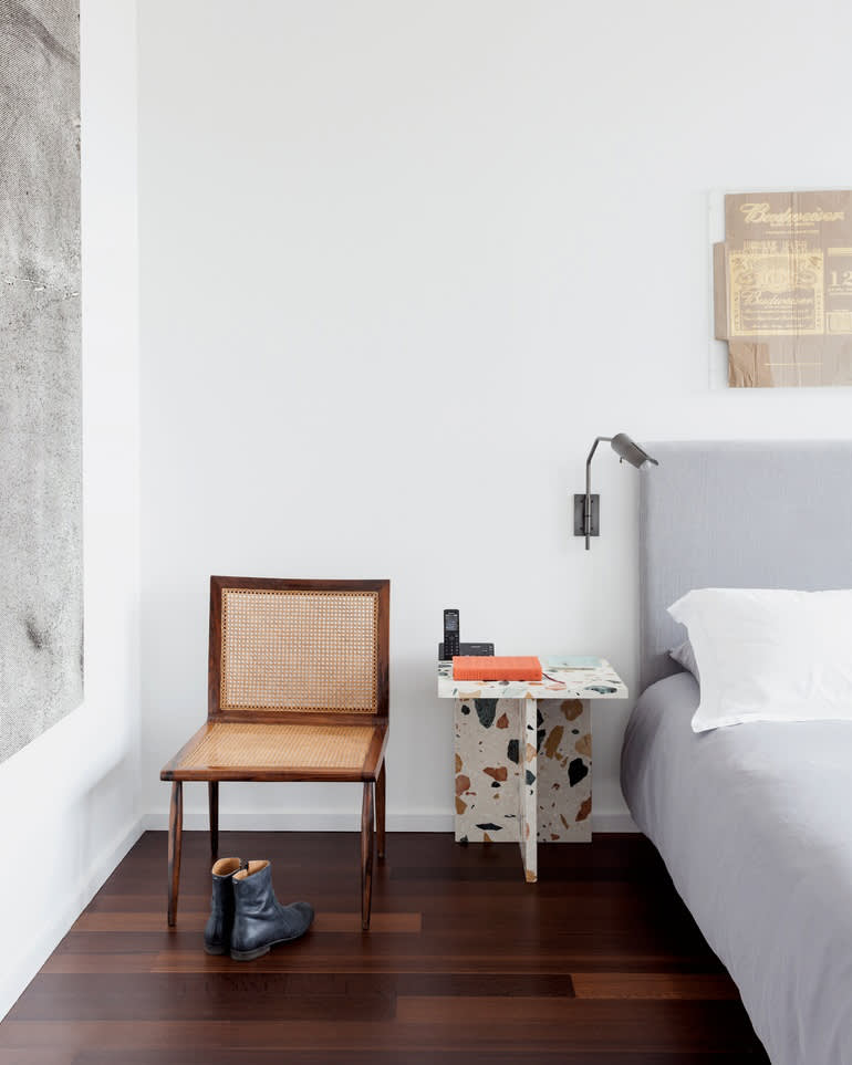 Marmoreal Side Table in NYC residence