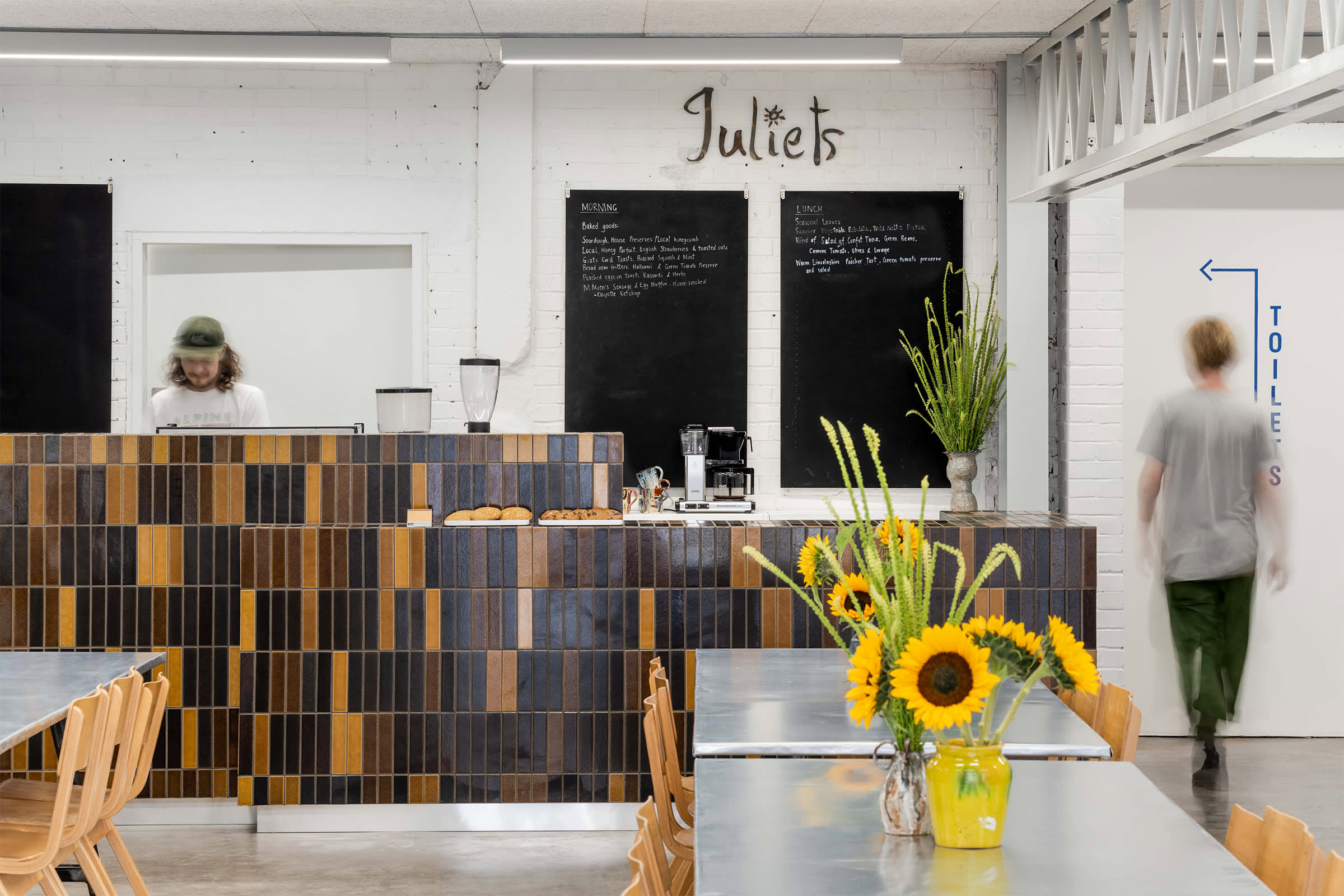 Juliets Café and Bar, Studio Voltaire Courtesy of Juliets and Studio Voltaire Credit French+Tye c@
